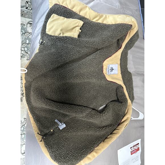 Rainforest Microsuede Men’s Puffer Warm Winter Jacket Inside Pocket Sherpa Small - Picture 7 of 11